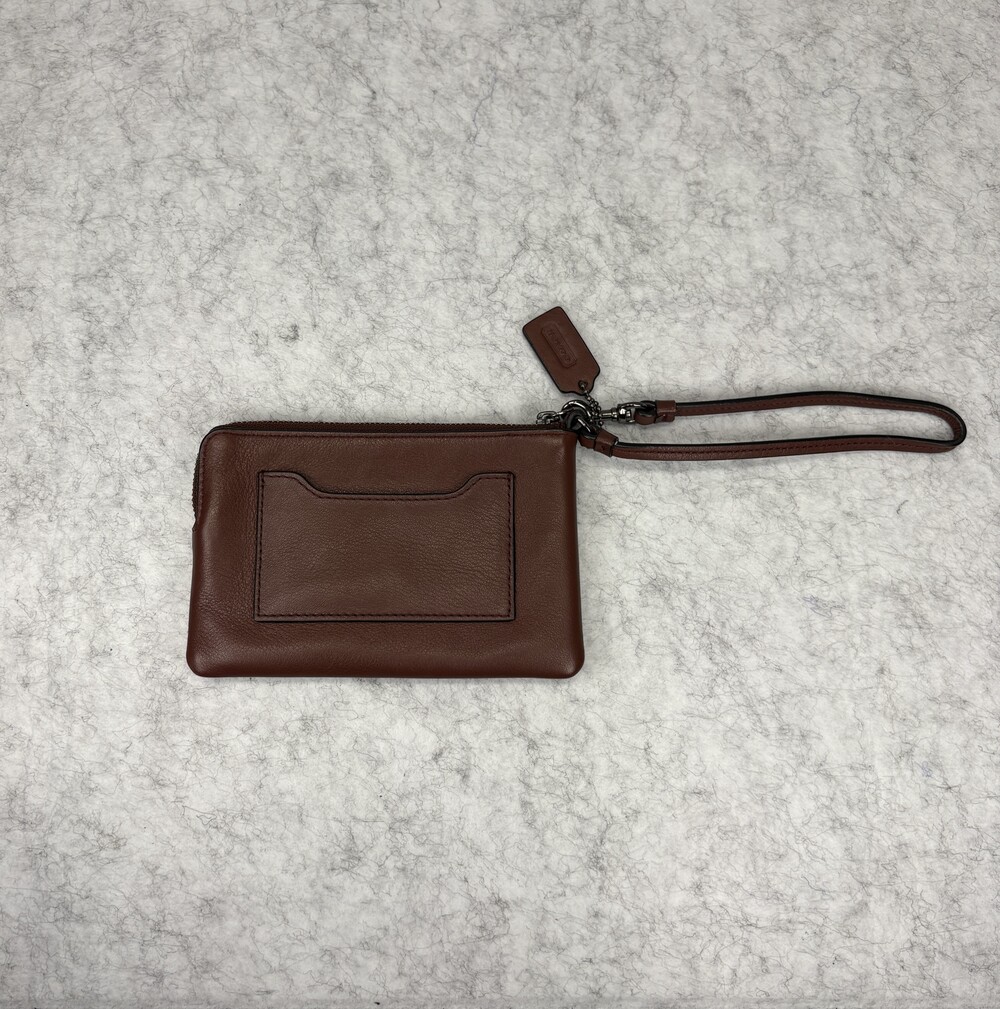 COACH Bleecker Grommets Set: Snap Wallet Clutch & Universal Wristlet - Brick Red - Picture 4 of 10